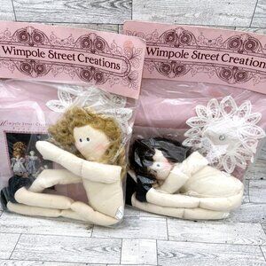 Brand New Wimpole Street Creations Set Of 2 Victorian Doll Kits